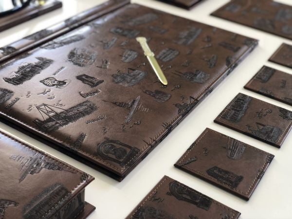 EL YAPIMI İstanbul Kahve Sümen Takımı |El Emeği| Hand Made