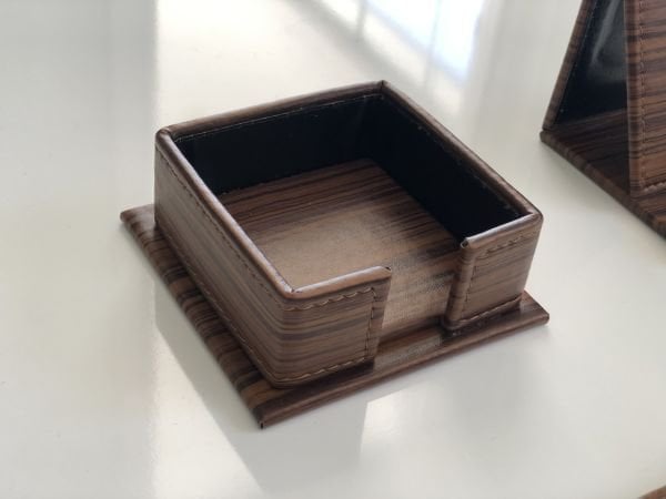 EL YAPIMI Trend Mobilya Kahve Deri Sümen Takımı |El Emeği|