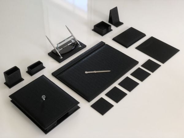 EL YAPIMI Baklava Desen Siyah Sümen Takımı |Dayanıklı ve Zarif| Hand Made