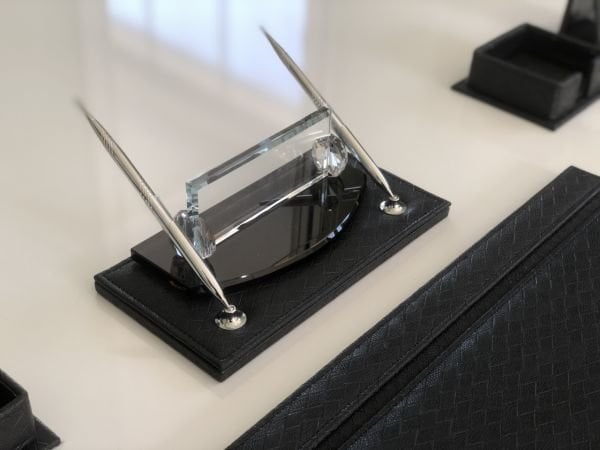 EL YAPIMI Baklava Desen Siyah Sümen Takımı |Dayanıklı ve Zarif| Hand Made