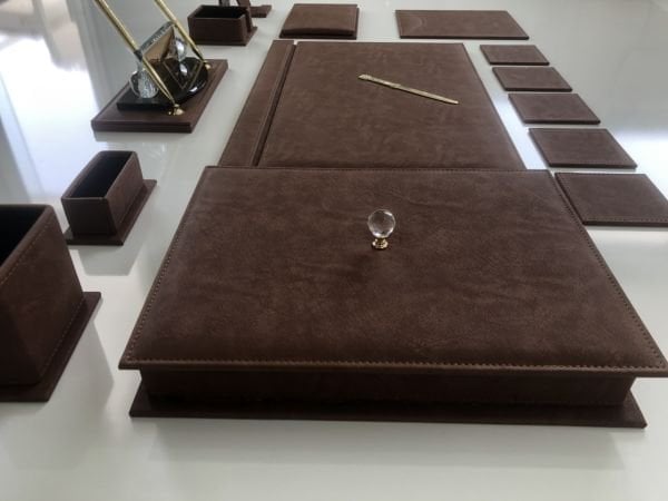 EL YAPIMI Jaguar Kahve Lüks Sümen Takımı V.I.P