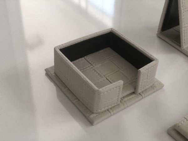 Örgü Desen Krem  Sümen Takımı Hand Made