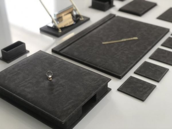 Jaguar Pastel Koyu Gri Sümen Takımı Hand Made