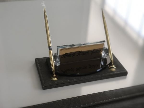 Jaguar Pastel Koyu Gri Sümen Takımı Hand Made