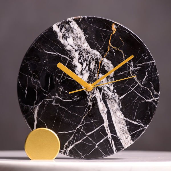 Orjinal Mermer Dünya Saati 20cm