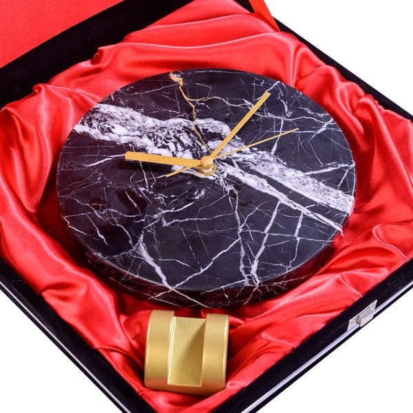 Orjinal Mermer Dünya Saati 20cm