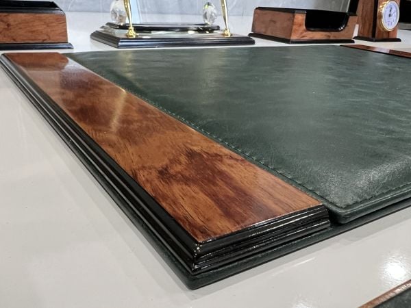 ÜST KALİTE PRIME Premium V.I.P Haki Yeşil Gül Ahşap Ultralüks El Yapımı Sümen Takımı