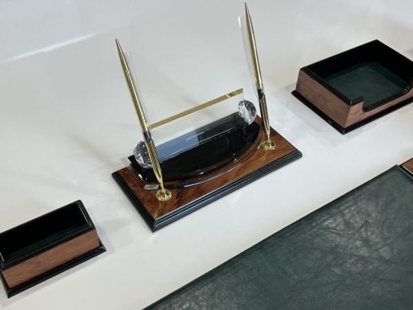 ÜST KALİTE PRIME Premium V.I.P Haki Yeşil Gül Ahşap Ultralüks El Yapımı Sümen Takımı