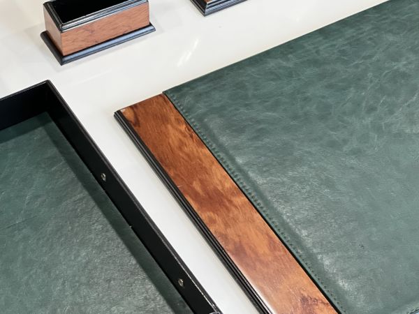 ÜST KALİTE PRIME Premium V.I.P Haki Yeşil Gül Ahşap Ultralüks El Yapımı Sümen Takımı