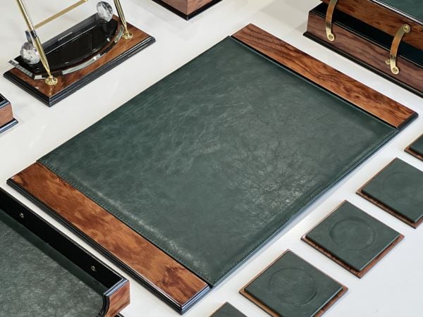 ÜST KALİTE PRIME Premium V.I.P Haki Yeşil Gül Ahşap Ultralüks El Yapımı Sümen Takımı