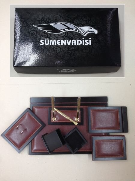 Mürdüm Deri Ahşap V.I.P Sümen Makam Takımları