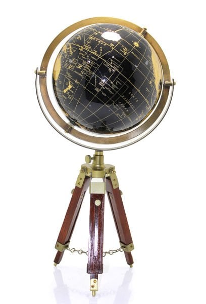 Metal Ahşap 52cm Orjinal Avrupa Yurtdışı V.I.P Küre