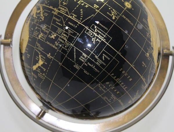 Metal Ahşap 52cm Orjinal Avrupa Yurtdışı V.I.P Küre