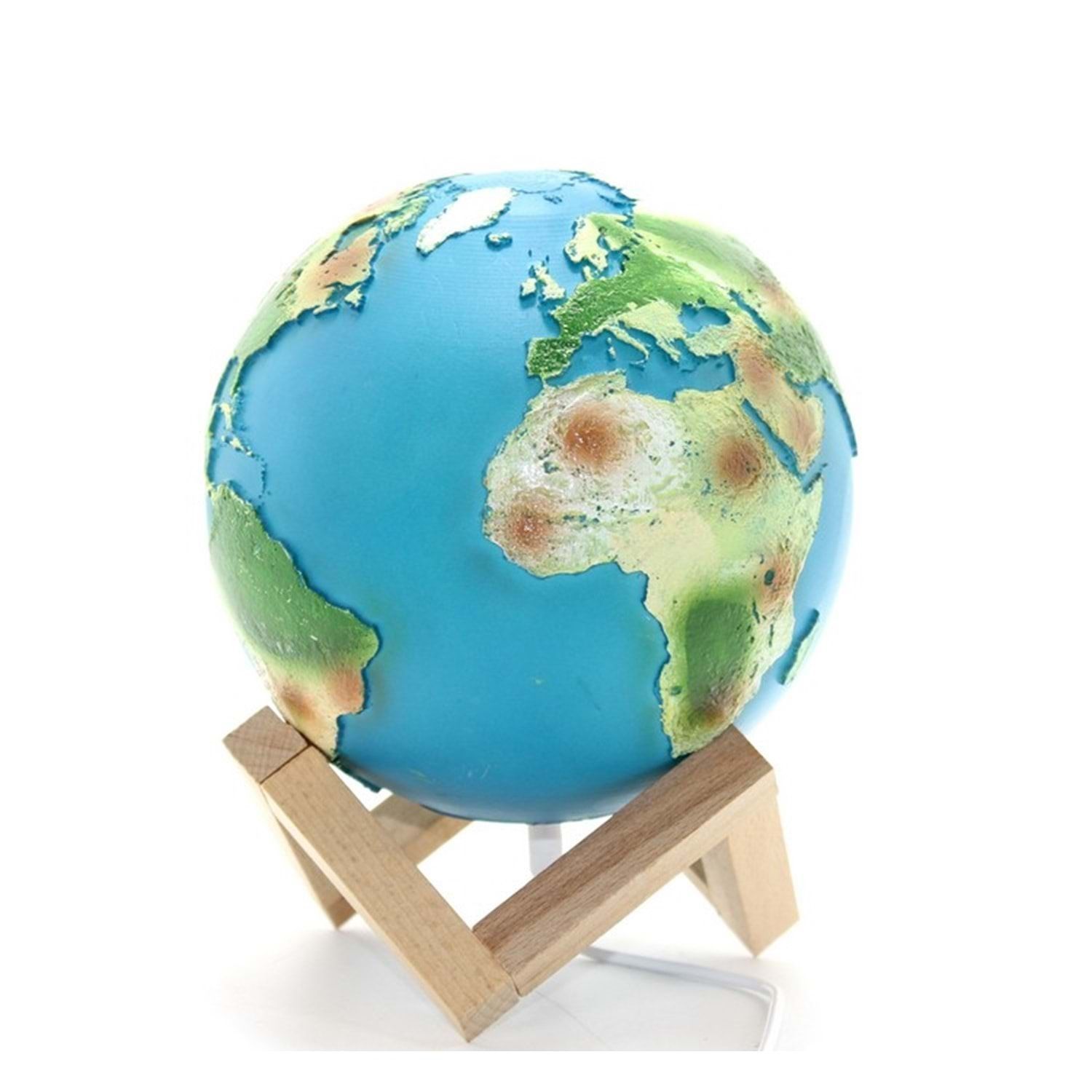 Ahşap Standlı Işıklı Dünya Küre 15cm (Avrupa İthal) - Sümenin yanında tercih edebilirsiniz