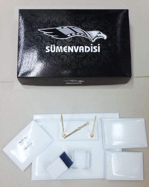 Modern Sümen Takımı Ferrari Beyaz Sümen Seti