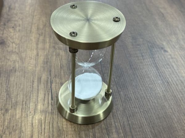 Pirinç Ofis Kum Saati 17cm 30 Dakika Avrupa İthal