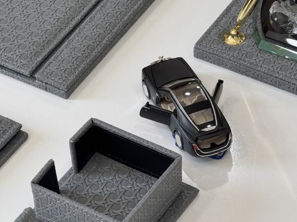 ORJİNAL DEV DÜNYA KÜRELİ ROLLS ROYCE Biblo Premium Sümen Makam Takımı Antrasit