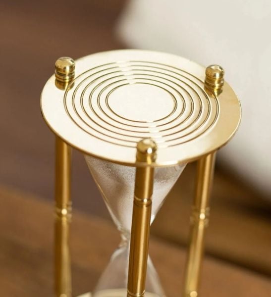 Sümenvadisi Pirinç Kum Saati 15cm 5dk (Avrupa İthal)