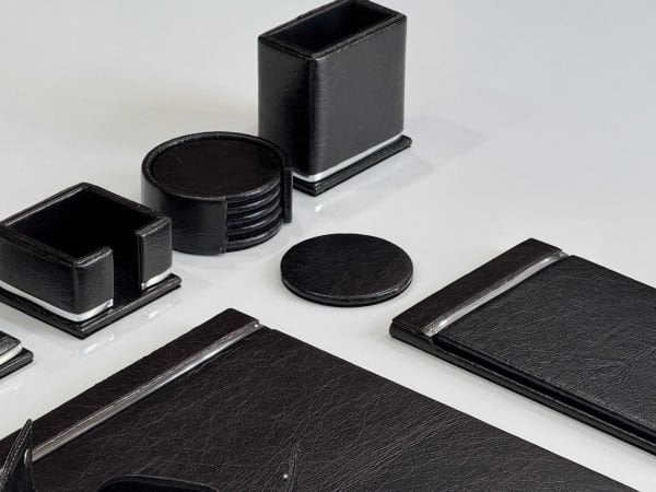 FIRSAT PREMUM Koyu Acı Kahve Deri Krom Makyaj Saat Kutulu alt iç yapı Kadife EL YAPIMI VIP Sümen Makam Takımı