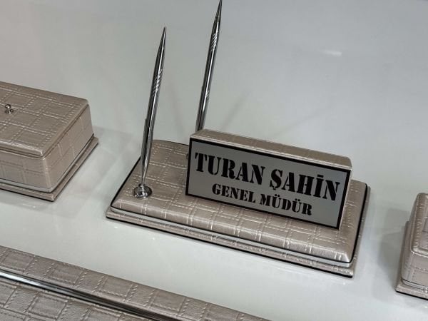 FIRSAT PREMİUM Krem Örgü Deri Krom Makyaj Saat Kutulu alt iç yapı Kadife EL YAPIMI VIP Sümen Makam Takımı