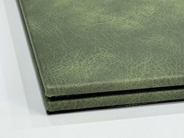 FIRSAT PREMİUM Yeşil Deri Krom Makyaj Saat Kutulu alt iç yapı Kadife EL YAPIMI VIP Sümen Makam Takımı