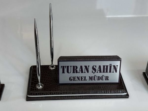 Timsah Kahve Deri Krom Makyaj Saat Kutulu alt iç yapı Kadife EL YAPIMI VIP Sümen Makam Takımı