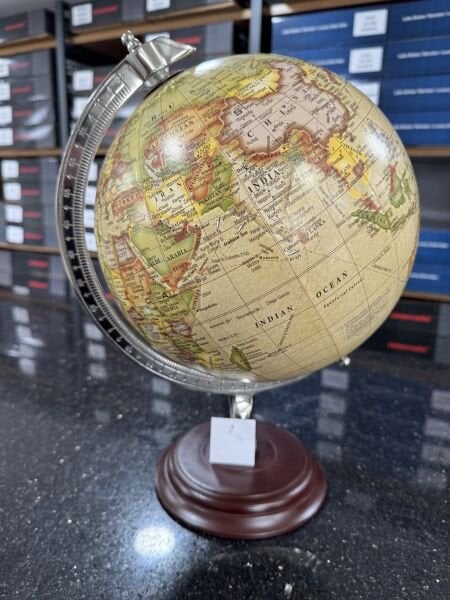 Lüks Dünya Küre boy 40cm Avrupa İthal
