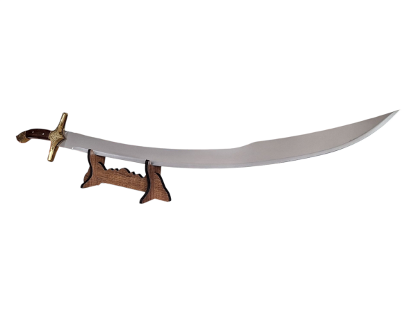 YALMANLI KILICI El Yapımı İşlemeli Balçıklı Topuzlu - 90cm Avrupa Çelik