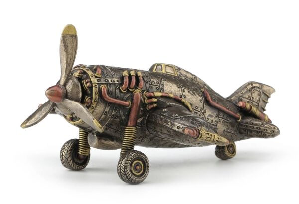 Veronese Steampunk Uçak Biblo 18cm