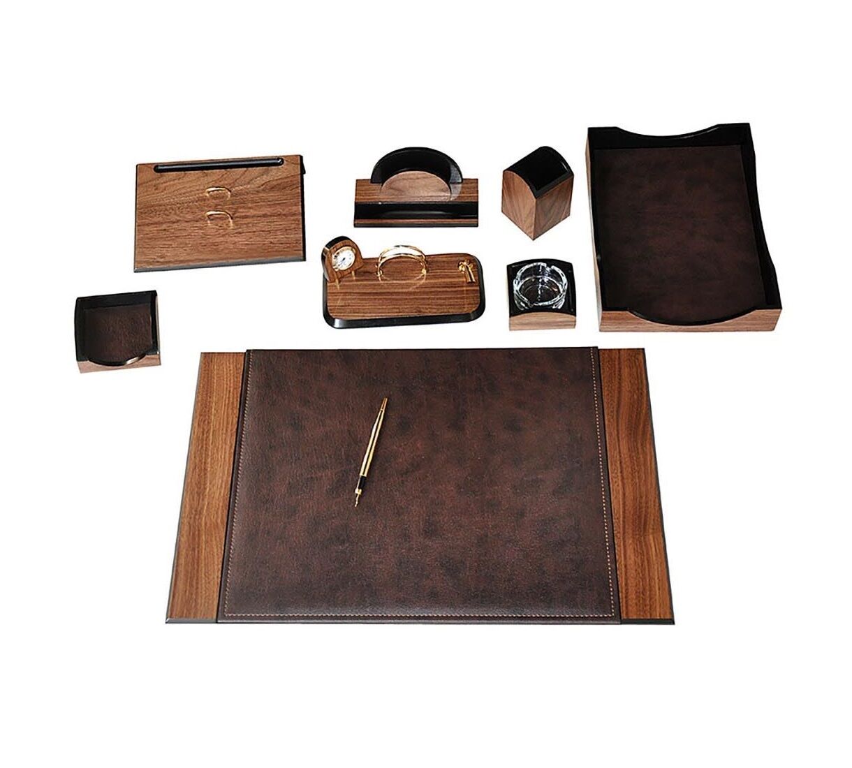 ALDIN ALDIN İNDİRİMİ ! Beş Taksit Sümen Takımı Kahverengi Ahşap Sümen Takımı